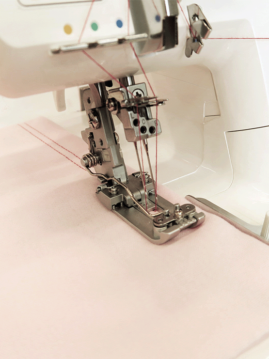 Coverstitch Hem Guide (with Material Guide)